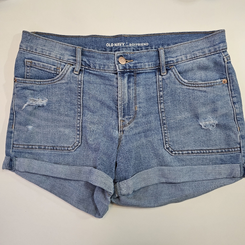 Old Navy Size 8 Distressed Boyfriend Shorts